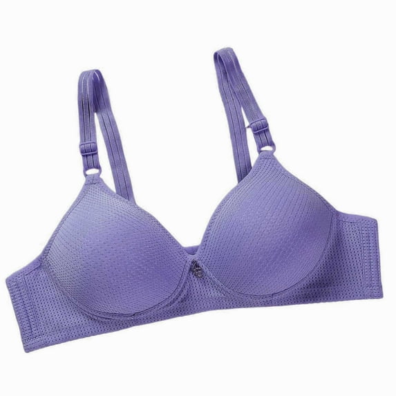 Fengactive Women's Push Up Bra Seamless Wireless Comfort Bras Everyday Adjustable Straps Breathable Bra