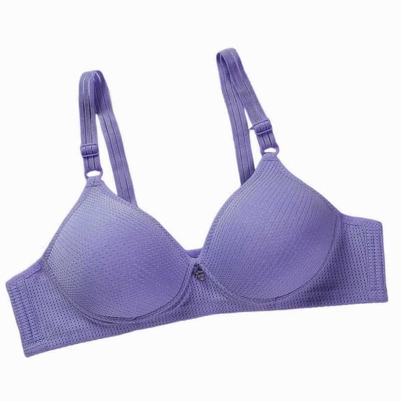 Fengactive Women's Push Up Bra Seamless Wireless Comfort Bras Everyday Adjustable Straps Breathable Bra