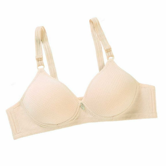 Fengactive Women's Push Up Bra Seamless Wireless Comfort Bras Everyday Adjustable Straps Breathable Bra