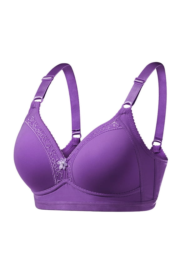 Women's Seamless Wireless One - Piece Bra Ultra-Comfort Push Up Adjustable Straps for Everyday Wear