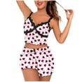 thumbnail image 1 of Fengactive Women's Sexy Pajamas Set 2 Piece Lace Cami Top and Shorts Sleepwear Set Sleepwear, 1 of 2