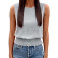 thumbnail image 1 of Fengactive Women's Sleeveless Casual Summer Tank Tops Boho Cami Slim Fit Smocked Bottom Shirts, 1 of 8