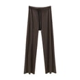 thumbnail image 1 of Fengactive Women's Striped Pajama Pants Warm Loose Elastic Waist Wide Leg Pjs Bottoms Comfy Lounge Pants, 1 of 3