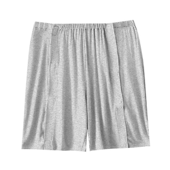 Fengactive Women's Tear Away Shorts Magic Stick on Both Sides Fully Open Post-operative Pants