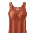 thumbnail image 1 of Fengactive Women's Thickened Warm Tank Top with Shelf Bra Thermal Tank Tops Sleeveless High Stretch Base Vest, 1 of 7