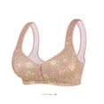 thumbnail image 1 of Fengactive Women's Wire-Free Floral Print Sports Bra with Front Closure for Comfort Push Up Anti-Sagging Everyday Bra, 1 of 6