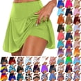 thumbnail image 1 of Fengactive Womens Athletic Skorts Summer Workout Built-in Shorts Sports Running Casual High Waisted Yoga Skirts, 1 of 6