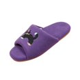 thumbnail image 1 of Fengactive Womens Cat Embroidery Open Toe Slide Slippers Round Toe Soft Sole Breathable Casual House Slippers, 1 of 7