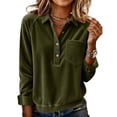 thumbnail image 1 of Fengactive Womens Fashion Button Lapel Shirts Long Sleeve Tunic Tops Casual Loose Fit Shirts, 1 of 2