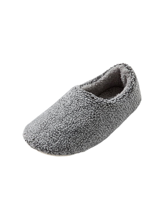 Fengactive Womens Fleece Closed Toe Closed Back Indoor Slippers Soft Cozy House Slippers Non Slip Lightweight Slippers