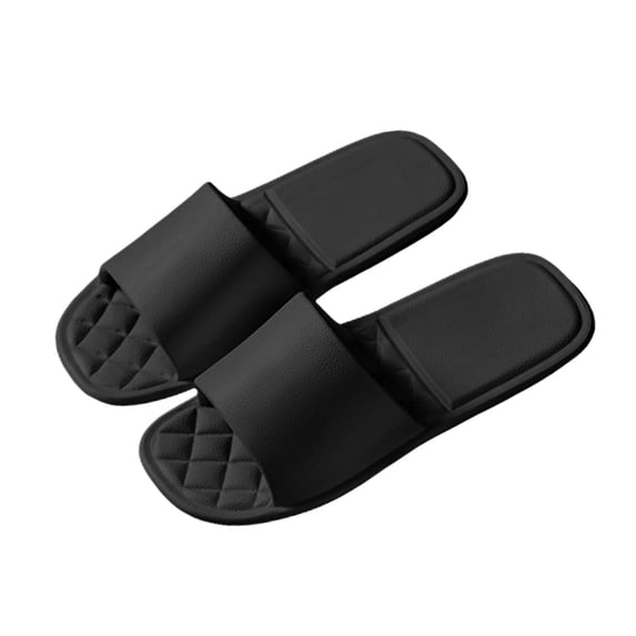 Fengactive Womens Mens Casual Home Slippers Textured Wide Strap Non Slip Lightweight Shower Slides Large Sizes