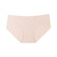 thumbnail image 1 of Fengactive Womens Plus Size Low Rise Seamless Bikini Panties V Crossover Waistband Ultra Thin Underwear, 1 of 3