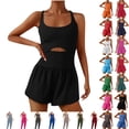 thumbnail image 1 of Fengactive Womens Running Onesie Workout Athletic One Piece Outfits Exercise Jumpsuits Gym Yoga Clothes, 1 of 6