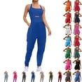 thumbnail image 1 of Fengactive Womens Running Onesie Workout Athletic One Piece Outfits Exercise Jumpsuits Gym Yoga Clothes, 1 of 8