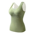 thumbnail image 1 of Fengactive Womens Thermal Tank Tops with Built in Bra Underwear High Stretch Sleeveless Comfy Soft Base Layer Vest, 1 of 3