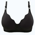thumbnail image 1 of Fengactive Womens Wavy V Neck Push Up Bra No Underwire Soft Bralette Adjustable Strap Comfort Basic Bra, 1 of 4