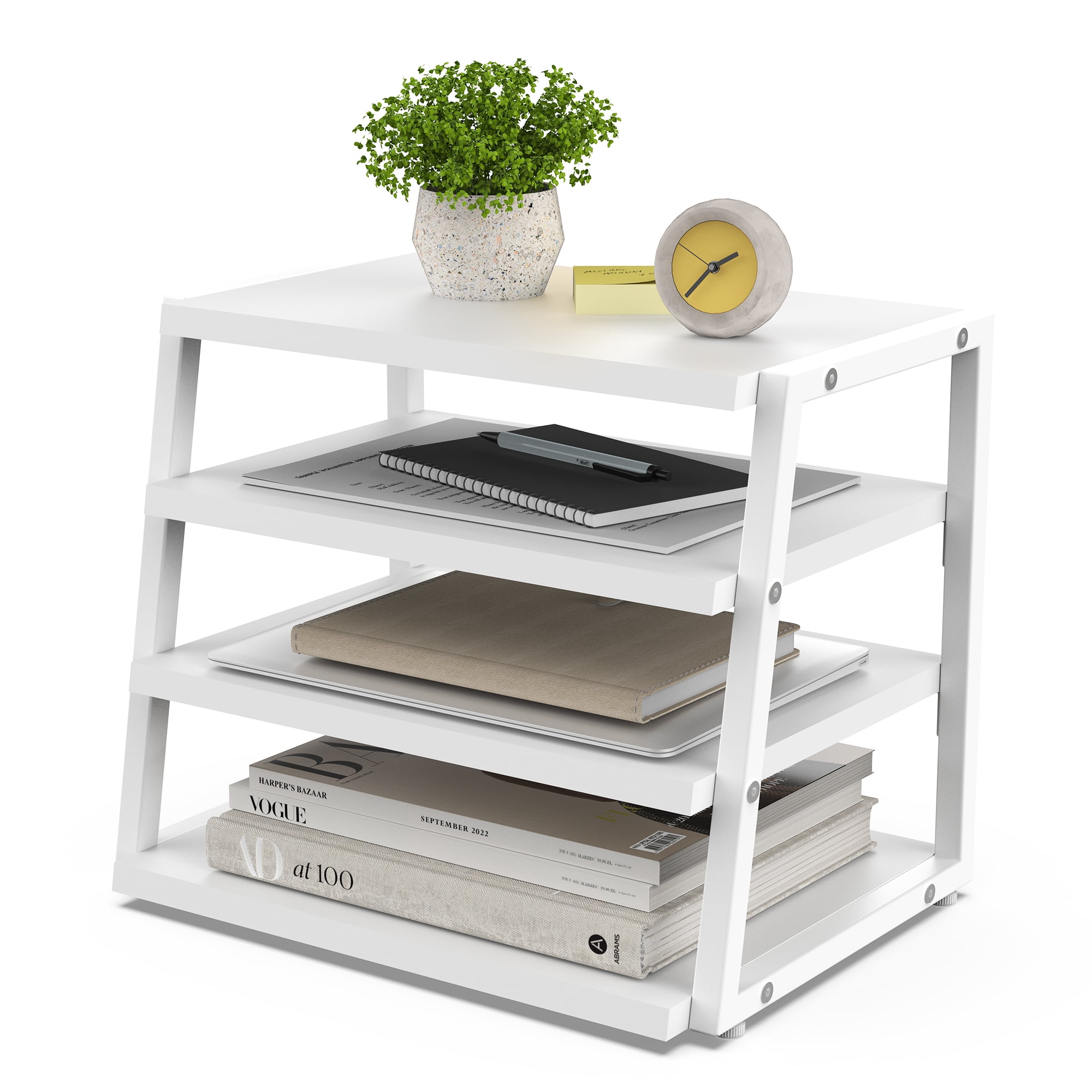 Fenge Desk Organizer, 4 Tier File Organizer for Desk