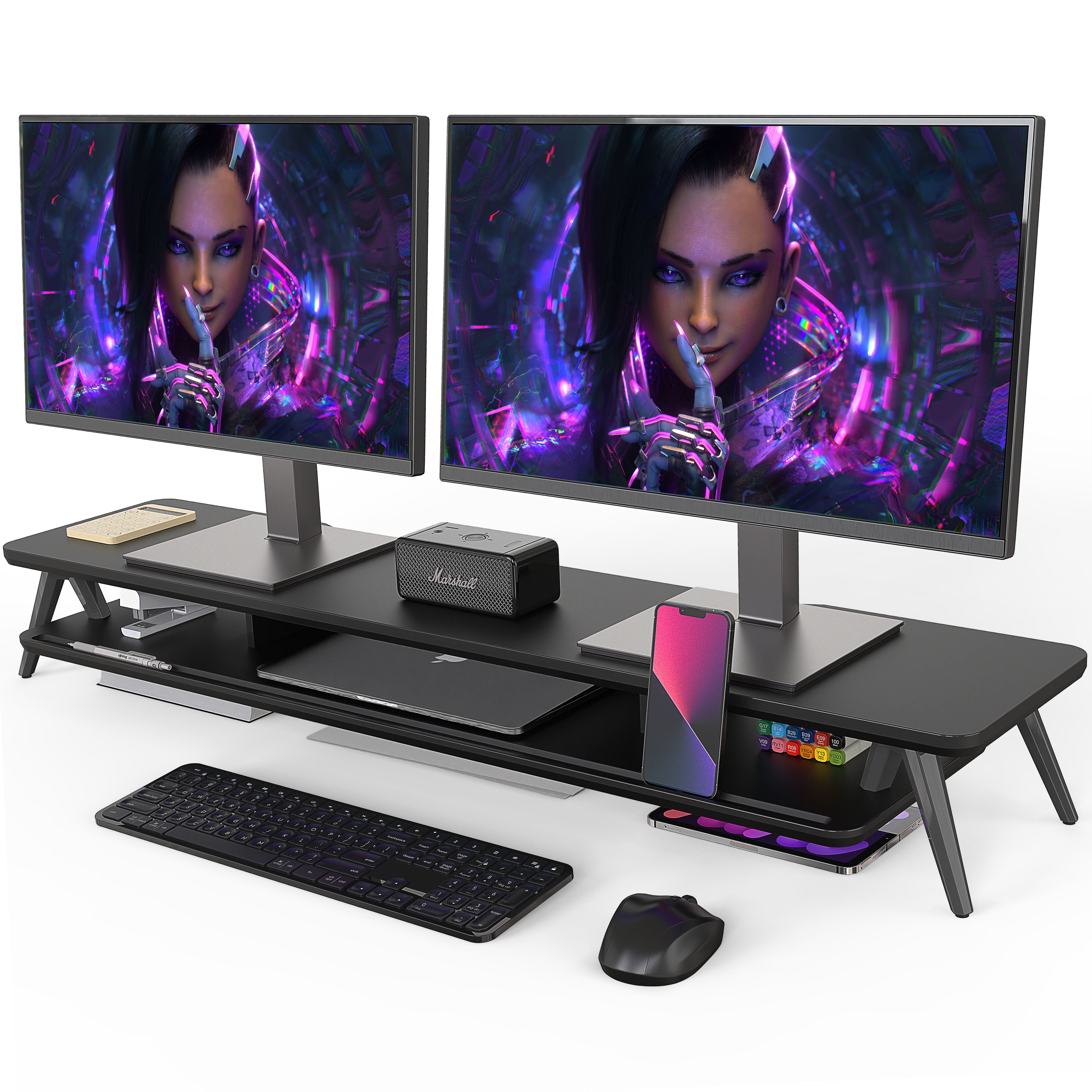 https://i5.walmartimages.com/seo/Fenge-Dual-Monitor-Stand-42-5-Inch-Monitor-Stands-Riser-for-2-monitors_9e6093a8-5761-47e1-97b4-e92011bb0638.fb8f801f725e83f56bc385b9c39a11fe.jpeg
