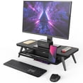 thumbnail image 1 of Fenge Monitor Stand, 2 Tiers Monitor Stands Riser, 23.6 Inch Computer Monitor Riser with Storage Organizer, 1 of 8