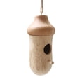 thumbnail image 1 of Fengerxian Garden Tools Clearance Wooden Hummingbird House Wooden Hanging Hummingbird House Outdoor Patio Decoration Mini Bird Bird Feeder, 1 of 2