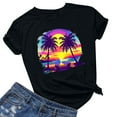 thumbnail image 1 of Fengqque 2025 Trendy Printed Short Sleeve T-Shirt, 1 of 4