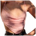 thumbnail image 1 of Fengqque Fashion Women's Sexy Camisole V-Neck Sleeveless Sequins Vest Tank Tops, 1 of 5