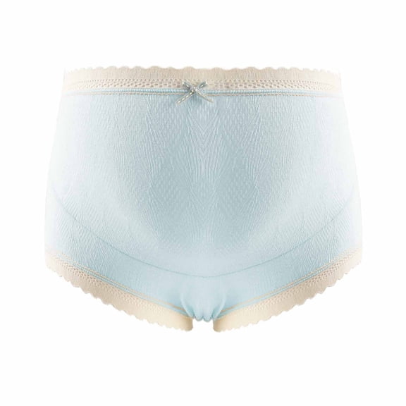 Fengqque Maternity Bottom Panty Fits Tummy Pregnant Prenatal Bowknot Oversized Shorts With High Waist Lace Abdominal Support Pes