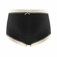 thumbnail image 1 of Fengqque Maternity Bottom Panty Fits Tummy Pregnant Prenatal Bowknot Oversized Shorts With High Waist Lace Abdominal Support Pes, 1 of 2