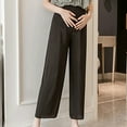 thumbnail image 1 of Fengqque Maternity Pants High Waist Support Spring And Fall Maternity High Waist Solid Full Length Pants, 1 of 3