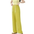 thumbnail image 1 of Fengqque Maternity Pants High Waist Support Summer Ice Silk Waistband Cloth Wearing Slim And Slim Ice Silk Pregnant Floor, 1 of 9