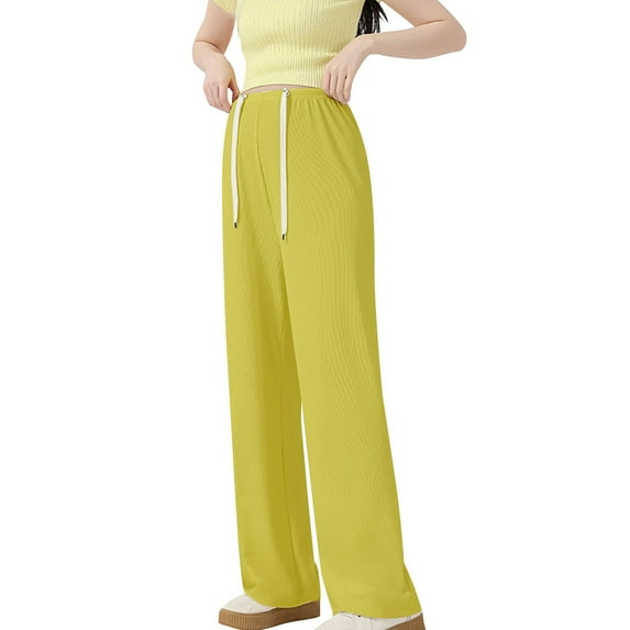 Fengqque Maternity Pants High Waist Support Summer Ice Silk Waistband Cloth Wearing Slim And Slim Ice Silk Pregnant Floor