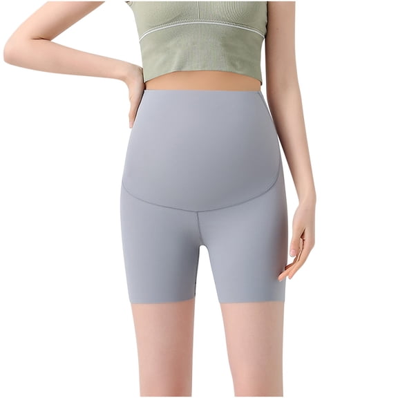 Fengqque Maternity Pants High Waist Support Summer Thin Style Can Be Worn Outside With Large-sized Pregnant Pants