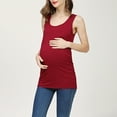 thumbnail image 1 of Fengqque Maternity Summer Comfort Tank Top Sleeveless Summer Solid Round Neck Sexy Casual Tops Maternity Tank Top, 1 of 6