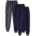 thumbnail image 1 of Fengqque Men's Casual Versatile Joggers Pants Stretch Elastic Waist Drawstring Tapered Sweatpants with Pockets Clear 8(L), 1 of 2