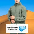 thumbnail image 1 of Fengqque Men's Outdoor Waterproof Jacket Lightweight Windproof Rainproof Outdoor Jacket Sports Windbreaker Mens Casual Quick-drying Breathable Sport Outdoor Coat, 1 of 5