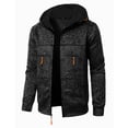 thumbnail image 1 of Fengqque Mens Fashion Casual Hoodies Full Zip Cardigan Casual Regular Long Sleeved Fit Hooded Jacket Gray M(M), 1 of 5