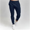 thumbnail image 1 of Fengqque Men's Sweatpants with Pockets Athletic Pants Traning Track Pants Joggers Breathable Running Tapered Pants Navy 10(XL), 1 of 5