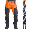 thumbnail image 1 of Fengqque Men's Tactical Cargo Pants Water Resistant Lightweight Hiking Pants Outdoor Work Pants with Multi Pockets Orange 10(XL), 1 of 8