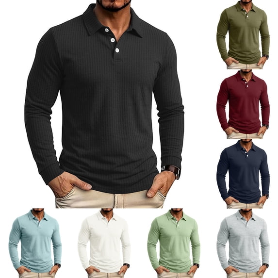 Fengqque Mens Casual Polo Shirt Summer Short Sleeve Vacation Button Beach Knit Stretchy Golf Shirts White XL