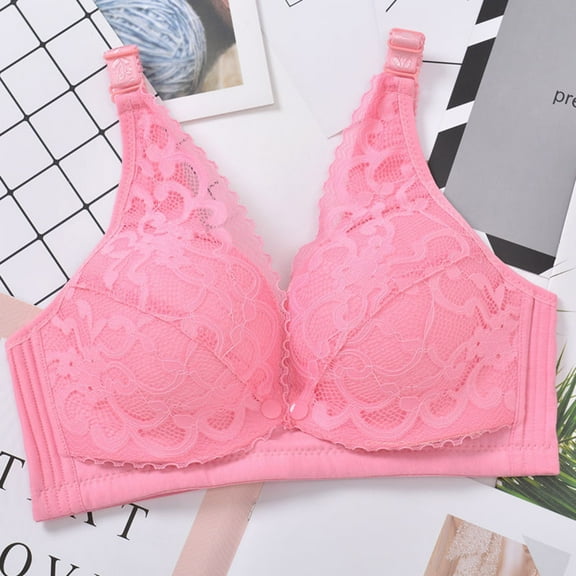 Fengqque Mother's Plus Size Nursing Soft Comfort Fit Bra No Steel Ring Lactation Vest Back Adjustment Yoga Running Bra