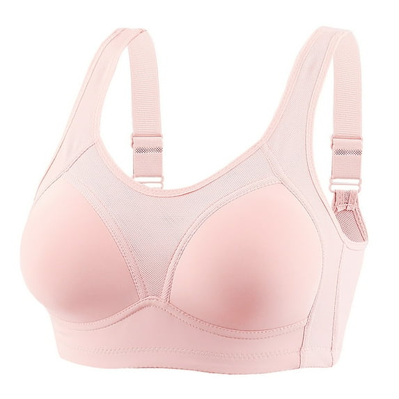 Fengqque Mother's Plus Size Nursing Soft Comfort Fit Bra Non Steel Ring Gathering Breastfeeding Slip And Polishing Daily Bra