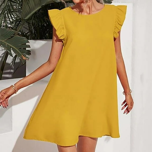 Fengqque Nursing Maternity Maternity Postpartum Comfort Dress Pajamas Multifunctional With Lace Sleeves New Fresh Sweet And Short Sleeved Round Neck Mid Calf Dress