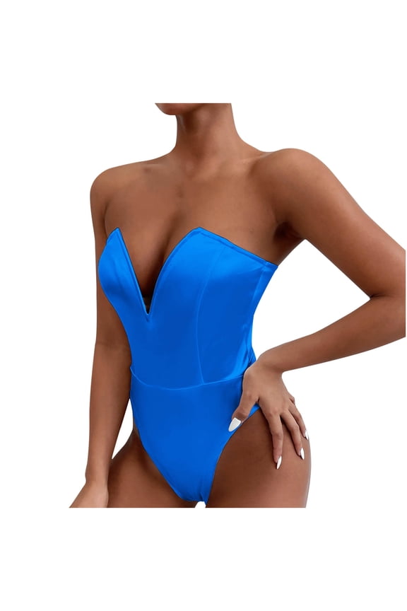 Tight Bottoms Women's Summer Jumpsuit Women's V-Neck Bra Jumpsuit Sexy Underwear