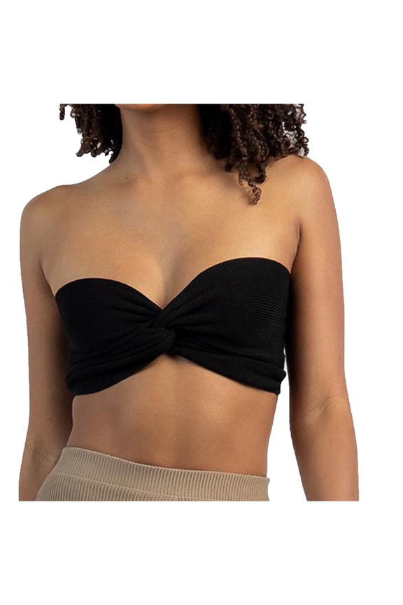 Women's Color Knitted Wool Casual Bra Vest Tops