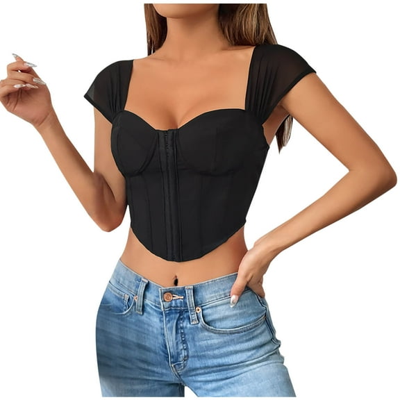 Fengqque Women's Small Waistcoat With Wrapped Chest Waist And Shoulder Vest