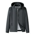 thumbnail image 1 of Fengqque Women's Softshell Warm Outdoor Windbreaker Waterproof Zipper Long Cycling Bike Coat Outdoor Stormtrooper Seamless Adhesive Windproof Casual Sports Jacket, 1 of 2
