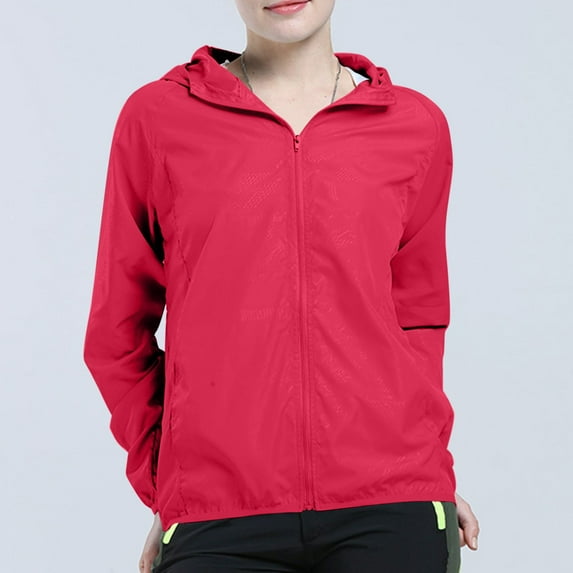 Fengqque Women's Softshell Warm Outdoor Windbreaker Waterproof Zipper Long Cycling Bike Coat Windproof Jacket Outdoor Bicycle Sports Quick Dry Windbreaker Coat