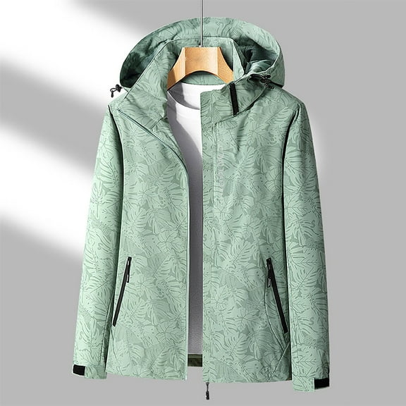 Fengqque Womens Fashionable and Comfortable Waterproof Ski Jacket 3-in-1 Windbreaker Winter Coat for Rain Snow Outdoor Hiking Green M(M)