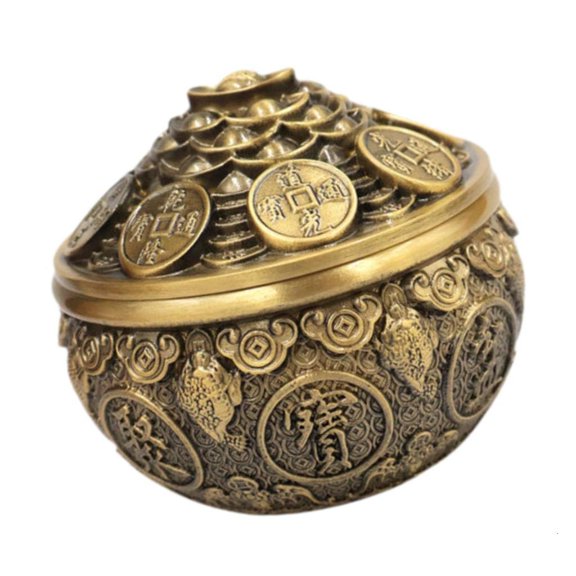 Fengshuis Brass Incenses Burners Stand with Intricate Design for Gift Giving