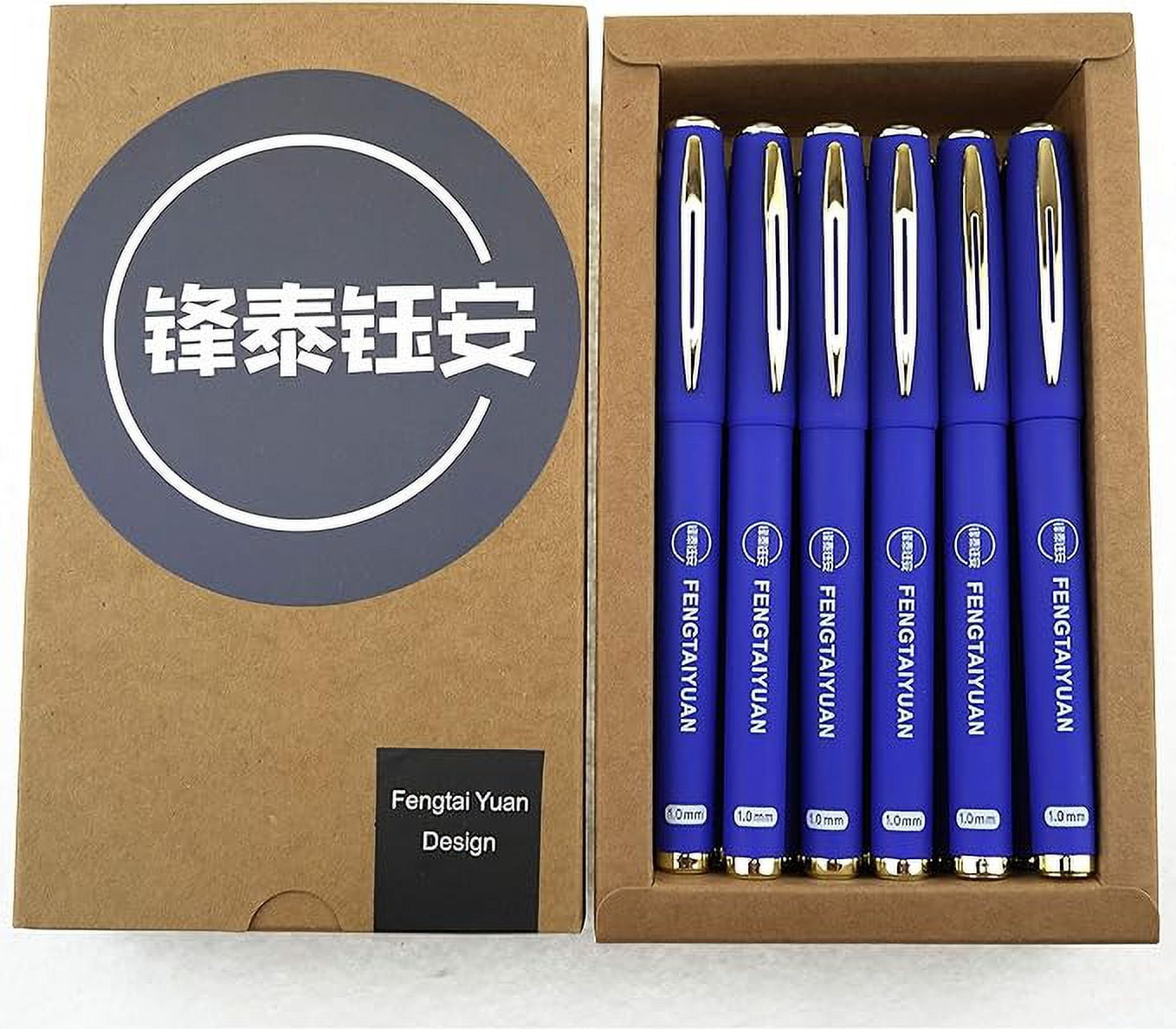 Fengtaiyuan B10P18, Gel Ink Rollerball Pens, Blue Ink, Bold Point 1.0mm, 18  Pack, Writing Smooth, Cool Pens (1.0mm-Blue-18Pack) - Walmart.com